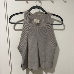 Wilfred Taupe Knit Tank Top